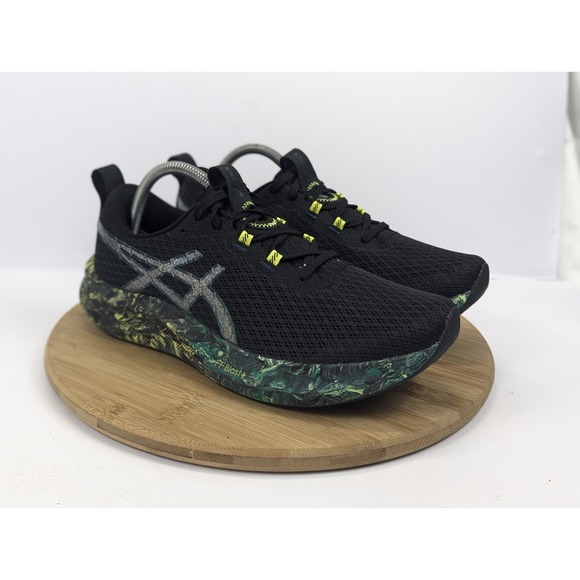Asics Other - Asics Mens 10 Noosa Tri 16 Shoes Black Green Sneakers Running Gym Athletic